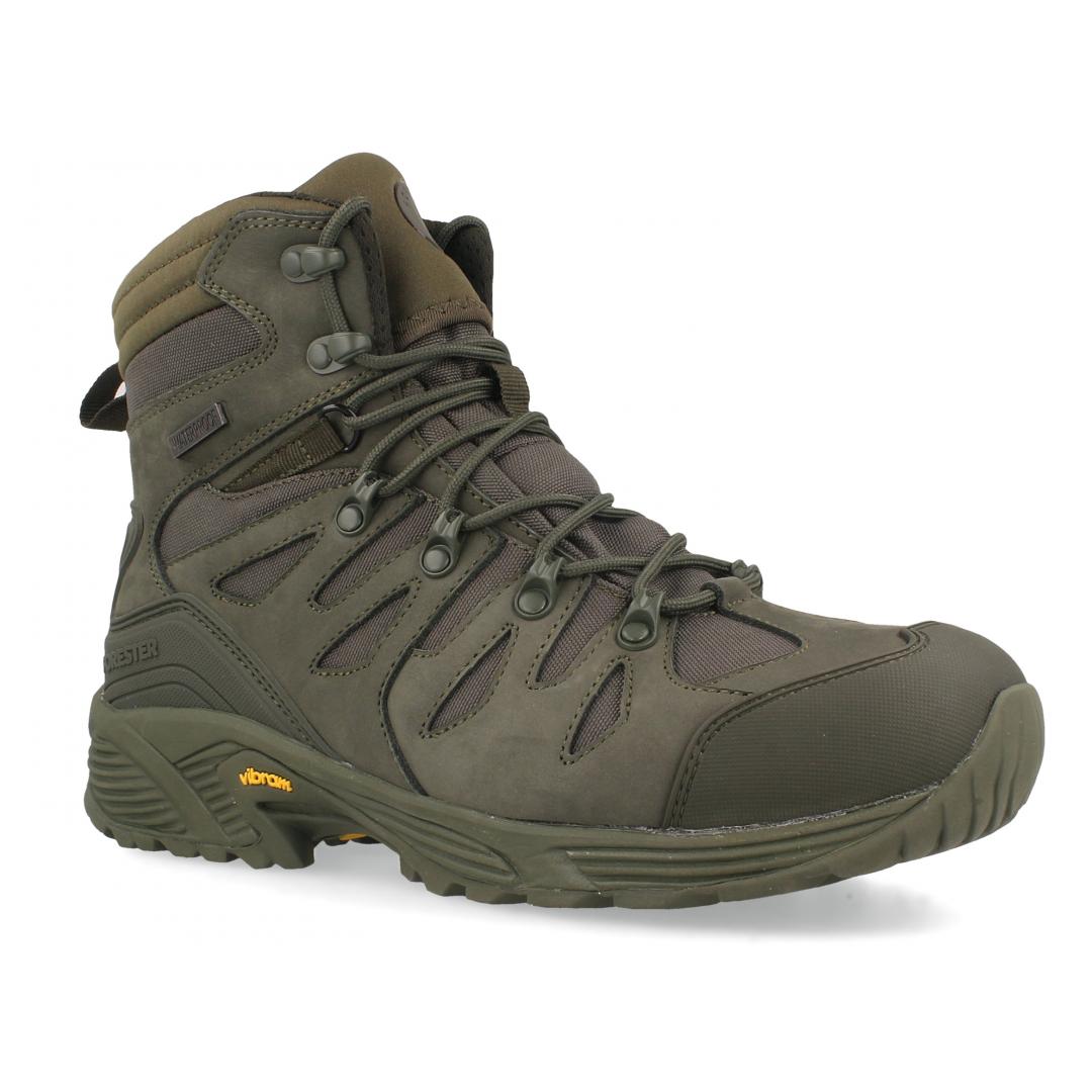 Мужские берцы Forester Mid Force Khaki Waterproof B24W003A-17FO Vibram
