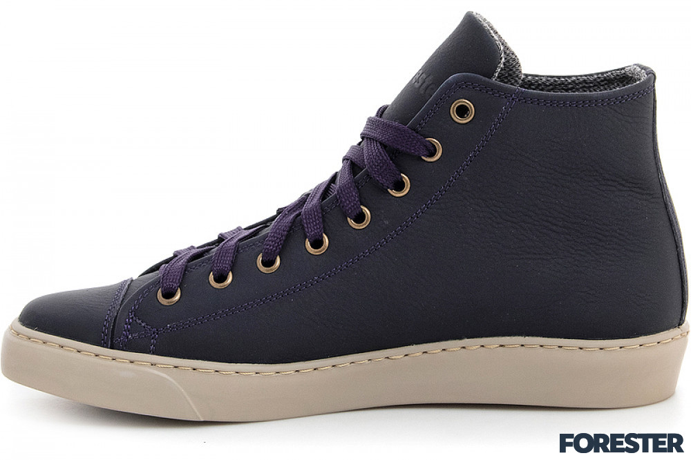 Кожаные кеды Forester Leather Hi с мембраной 132125-891 Mb Кожаные + обычные шнурки