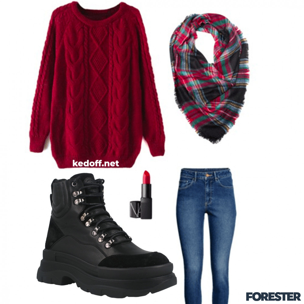 Женские ботинки Forester 3211-21081-01