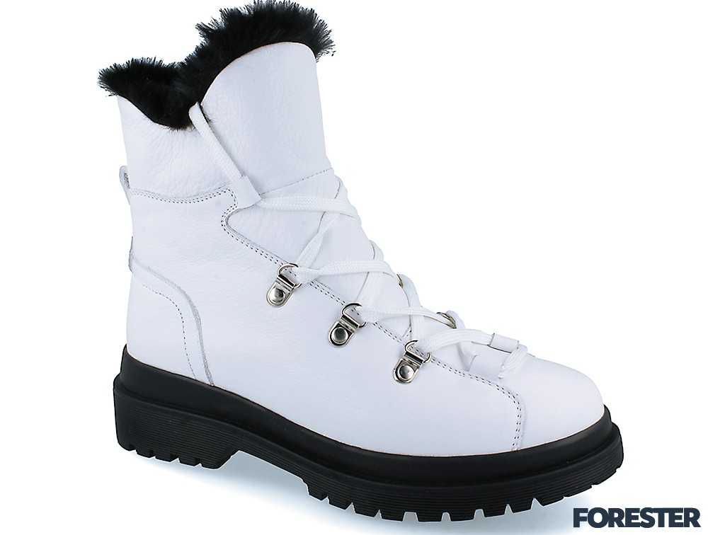 Женские ботинки Forester White Pedula 1590-13
